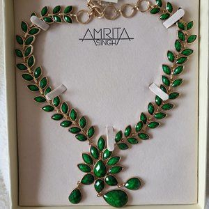Amrita Singh Dune Necklace Evergreen - NWB